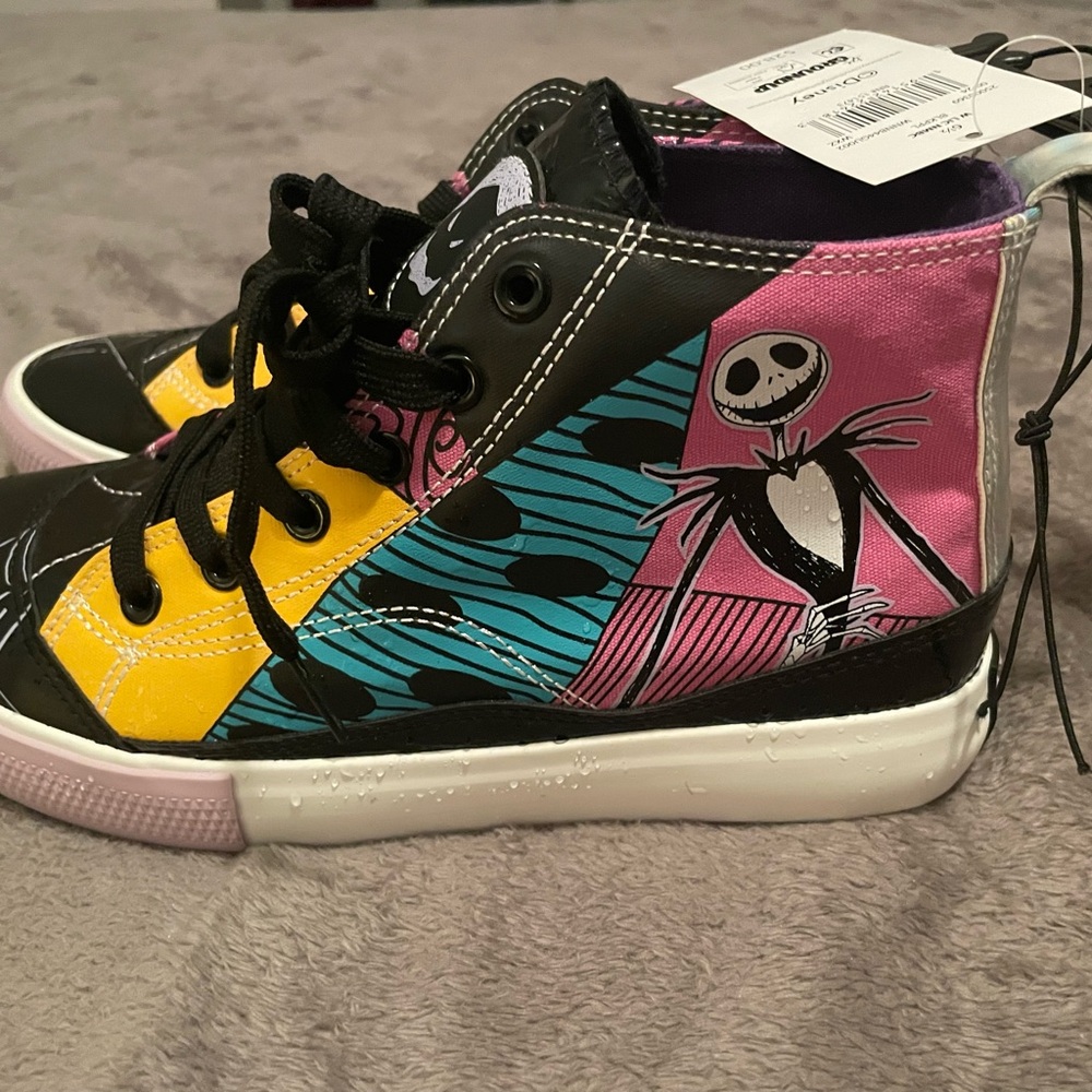 Disney Nightmare Before Christmas Sneakers - Black, Yellow, Pink, Blue